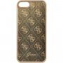 Guess 4G Aluminium carcasă pentru iPhone 5 / 5S / SE (2016) - auriu