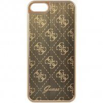 Guess 4G Aluminium carcasă pentru iPhone 5 / 5S / SE (2016) - auriu