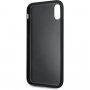 Guess Saffiano carcasă cu logo pentru iPhone X / XS - negru