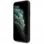 Guess carcasă cu model de marmură pentru iPhone 11 Pro Max - negru