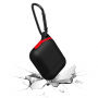 Husă de protecţie impermeabilă şi rezistentă la praf, din silicon, pentru AirPods 1 / 2 - negru