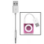 Cablu de sincronizare şi de încărcare, pentru iPod shuffle - 10cm - alb