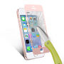 Sticlă 3D durificată, pentru toată circumferinţa telefonului, pentru iPhone SE (2016)/ 5S / 5 - 0,3 mm - roz-auriu
