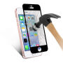 Sticlă 3D durificată, pentru toată circumferinţa telefonului, pentru iPhone SE (2016)/ 5S / 5 - 0,3 mm - negru