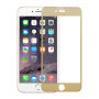 Sticlă 3D durificată, pentru toată circumferinţa telefonului, pentru iPhone 6S / 6 - 0,3 mm - auriu