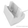 Staţie de andocare universală şi stativ cu conector lightning, pentru Apple iPhone / iPad / AirPods / Magic Mouse - argintiu