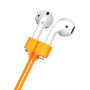 Suport magnetic împotriva pierderii BASEUS, din silicon, pentru AirPods - portocaliu