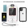 Husă de protecție 360° pentru iPhone 11 Pro Max - negru