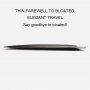 Carcasă Totudesign din piele PU pentru MacBook 13" / Air 13" / Pro 13" - negru