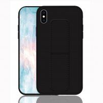 Husă cu funcție suport / mâner pentru iPhone XS Max - negru
