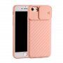 Husă cu capac glisant pe aparat foto pentru iPhone 6 Plus / 6S Plus / 7 Plus / 8 Plus - somon
