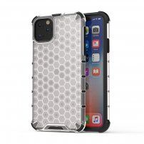 Carcasă anti-șoc cu structură de fagure pentru iPhone 11 Pro - transparent