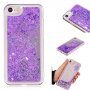 Carcasă tip clepsidră cu paiete pentru iPhone 6 / 6S / 7 / 8 / SE (2020/2022) - violet