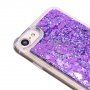 Carcasă tip clepsidră cu paiete pentru iPhone 6 / 6S / 7 / 8 / SE (2020/2022) - violet