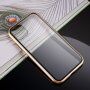 Husă pentru întreg telefon din sticlă temperată și cadru din metal pentru iPhone 11 Pro - auriu