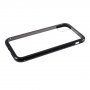 Husă pentru întreg telefon din sticlă temperată și cadru din metal pentru iPhone 11 Pro Max - negru