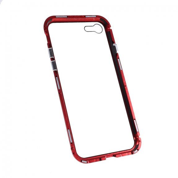 Husă pentru întreg telefon din sticlă temperată și cadru din metal