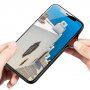 NXE carcasă cu partea din spate din sticlă pentru iPhone 11 - nisip auriu