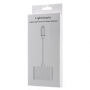Reducţie conector lightning cu două conectoare jack 3,5 mm şi cu conector lightning, pentru Apple iPhone / 8 / 8 Plus / 7 / 7 Plus