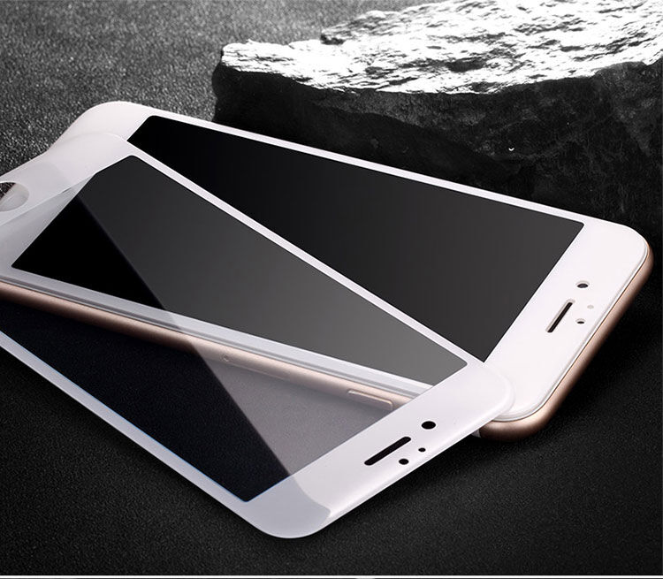 Moccolo sticla 2,5D temperată pentru iPhone 7 / 8 - alb