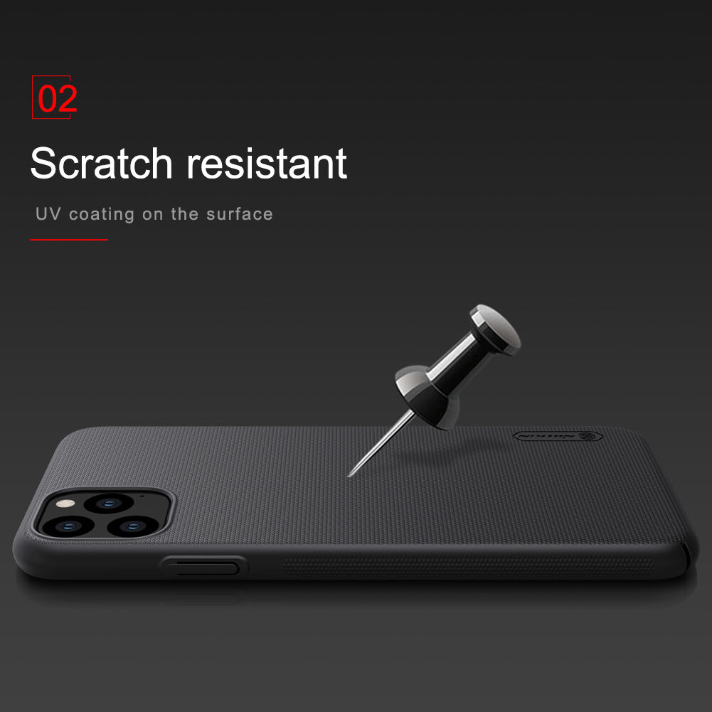 Nillkin carcasă mată cu suprafața rigidă pentru iPhone 11 Pro Max - albastru