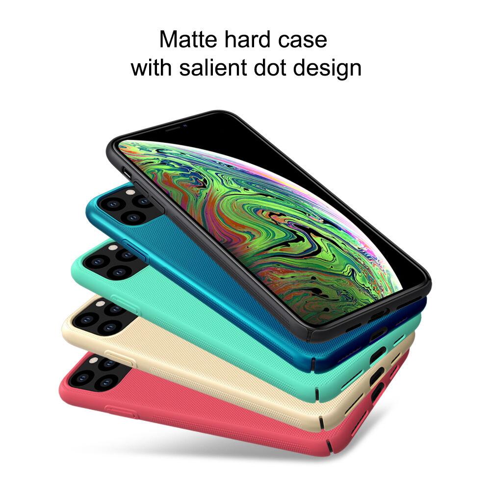 Nillkin carcasă mată cu suprafața rigidă pentru iPhone 11 Pro Max - negru