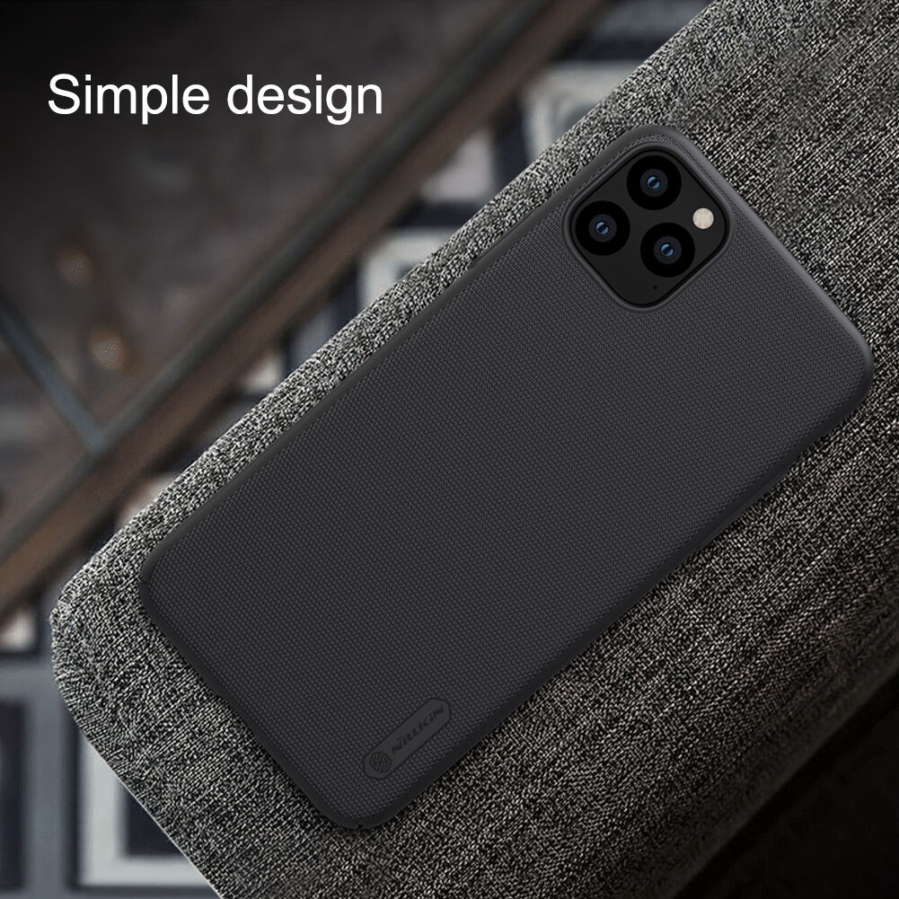 Nillkin carcasă mată cu suprafața rigidă pentru iPhone 11 Pro Max - negru