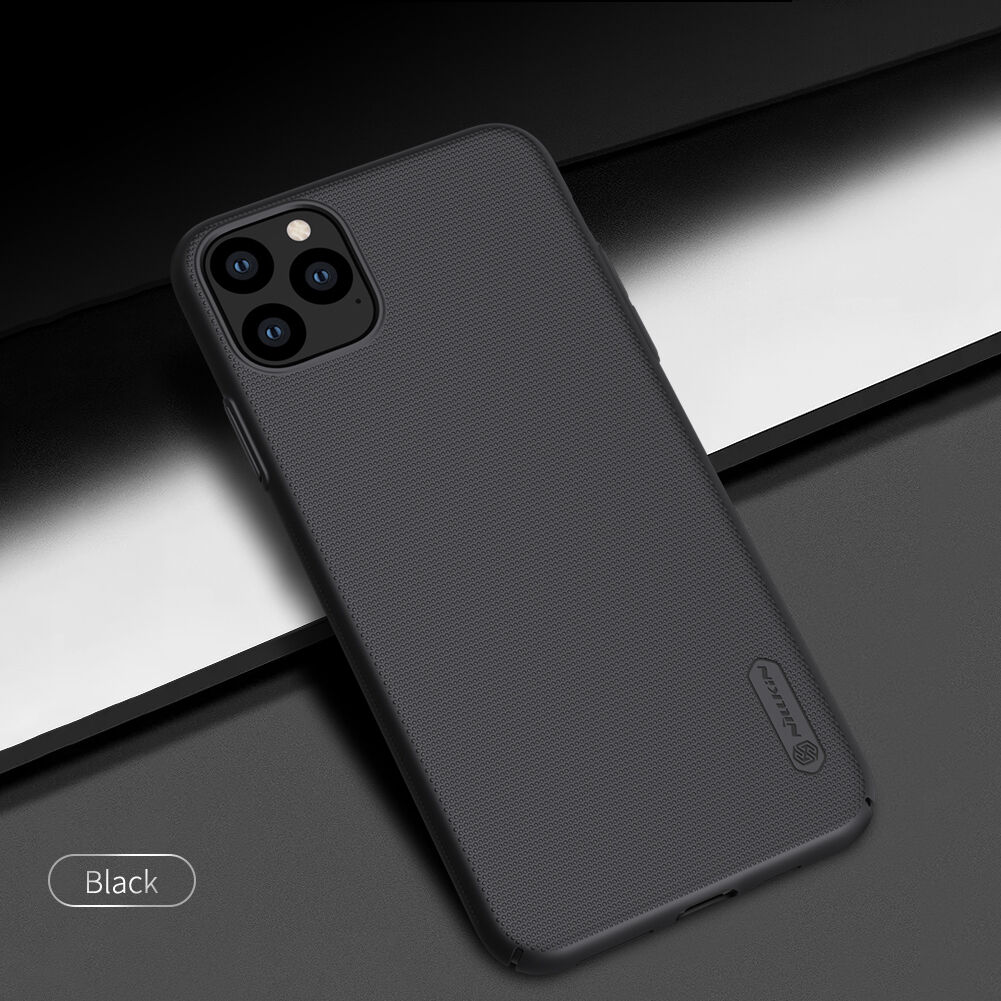 Nillkin carcasă mată cu suprafața rigidă pentru iPhone 11 Pro Max - negru Nillkin carcasă mată cu suprafața rigidă pentru iPhone 11 Pro Max - negru
