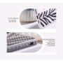 Ipaky carcasă elegantă cu suprafață din material textil pentru iPhone 6 Plus / 7 Plus / 8 Plus - gri-portocaliu
