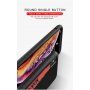 Ipaky carcasă elegantă cu suprafață din material textil pentru iPhone X / XS - alb-negru