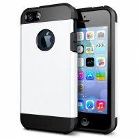 Carcasă super rezistentă "Armor", pentru iPhone 5 / 5S / SE (2016) – albă