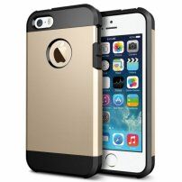 Carcasă super rezistentă "Armor", pentru iPhone 5 / 5S / SE (2016) – aurie