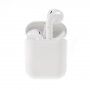 Căști wireless i12 TWS cu husă pentru reîncărcare pentru dispozitivele Apple - alb