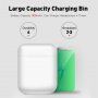 Căști wireless i12 TWS cu husă pentru reîncărcare pentru dispozitivele Apple - alb