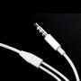 Căşti cu microfon și control al volumului cu conector 3,5 mm jack pentru Dispozitive Apple – albe