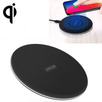 Încărcător wireless JOYROOM rapid şi subţire, certificat Qi, pentru iPhone / 8 / 8 Plus - negru