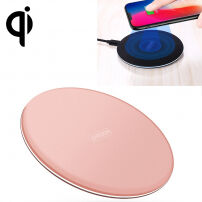 Încărcător wireless JOYROOM rapid şi subţire, certificat Qi, pentru iPhone / 8 / 8 Plus - Rose Gold