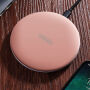 Încărcător wireless JOYROOM rapid şi subţire, certificat Qi, pentru iPhone / 8 / 8 Plus - Rose Gold