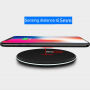 Încărcător wireless JOYROOM rapid şi subţire, certificat Qi, pentru iPhone / 8 / 8 Plus - Rose Gold