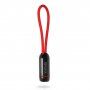 Cablu elegant USB / lightning X-LEVEL, pentru Apple iPhone / iPad / iPod - 8cm - roşu