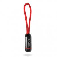 Cablu elegant USB / lightning X-LEVEL, pentru Apple iPhone / iPad / iPod - 8cm - roşu