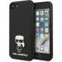 Karl Lagerfeld Saffiano Iconic carcasă pentru iPhone 7 / 8 / SE (2020/2022) - negru