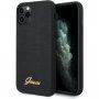 Guess Lizard carcasă din piele PU pentru iPhone 11 Pro Max - negru