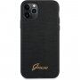 Guess Lizard carcasă din piele PU pentru iPhone 11 Pro Max - negru