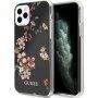 Guess Flower Shiny N.4 carcasă pentru iPhone 11 Pro Max - negru