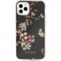 Guess Flower Shiny N.4 carcasă pentru iPhone 11 Pro Max - negru
