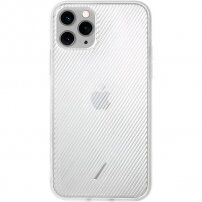 Native Union carcasă transparentă cu striații pentru iPhone 11 Pro Max - alb
