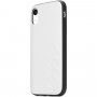 Audi carcasă originală din piele PU pentru iPhone X / XS - alb