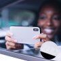 Audi carcasă originală din piele PU pentru iPhone X / XS - alb