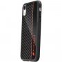 Audi carcasă originală carbon pentru iPhone XR - negru